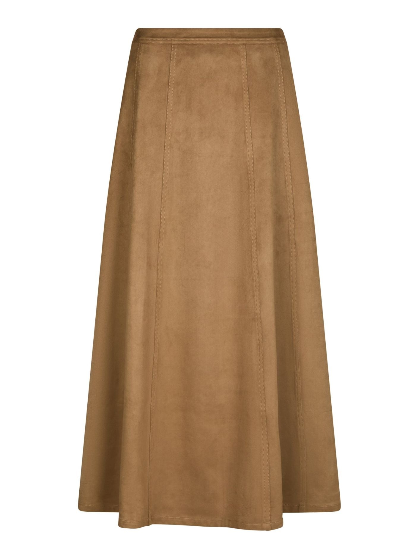 Neo Noir Faux Suede -hame, konjakki