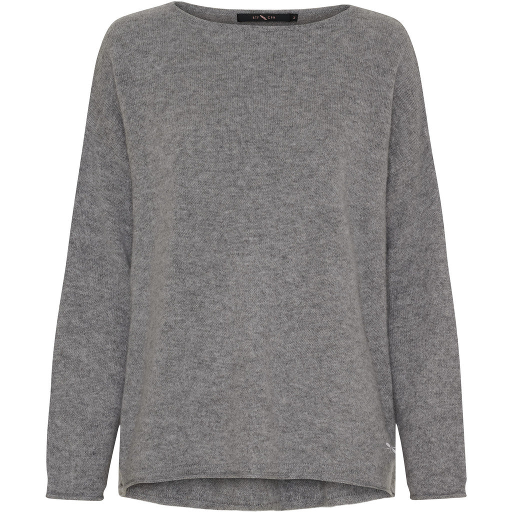 Oversize kashmirneulepusero, tummanharmaa