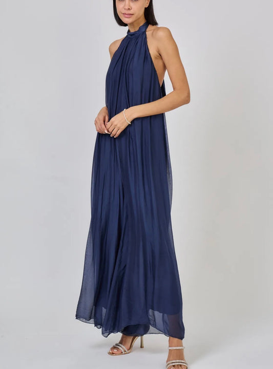 Silkkiviskoosi juhlahaalari, sininen