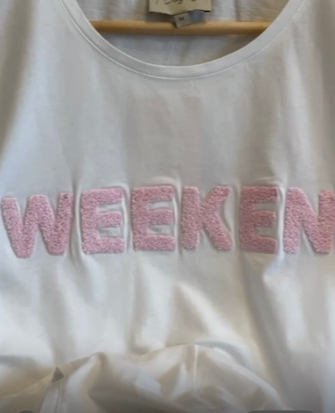 Weekend-t-paita pinkki