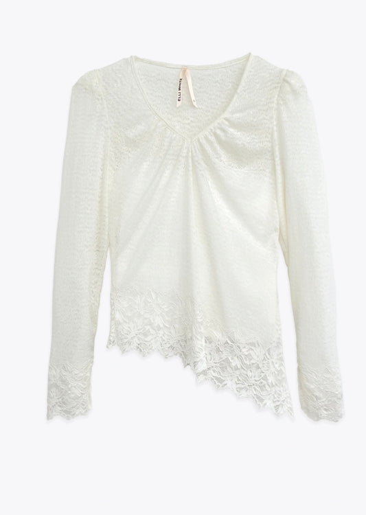 Pitsipaita, valkoinen