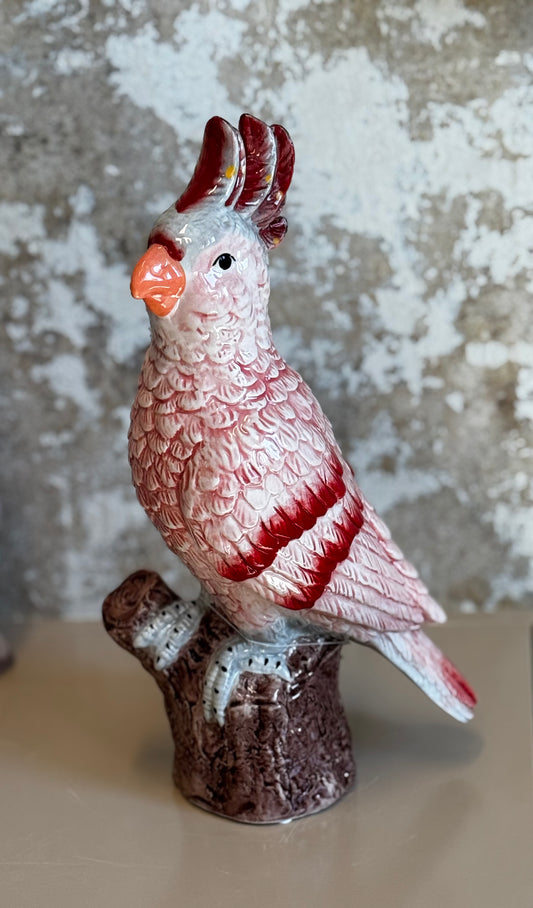 Figuuri papukaija vaaleanpunainen