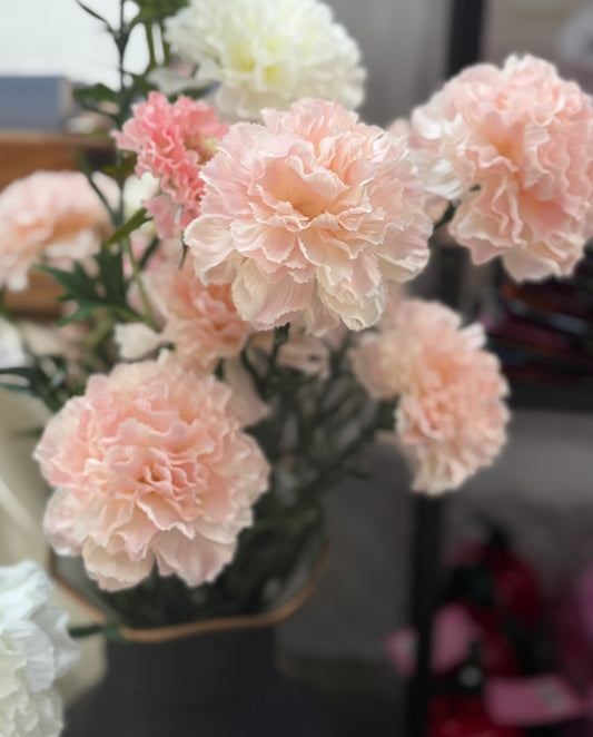 Neilikka -silkkikukka, pinkki