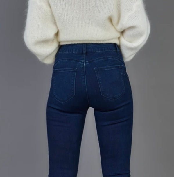 Slim Fit farkku, tummansininen