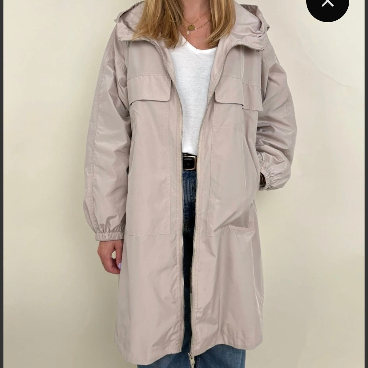 Parkatakki beige