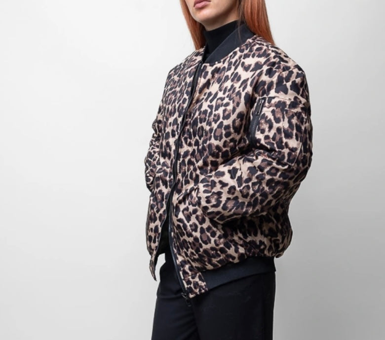 Kääntötakki leopardi-beige