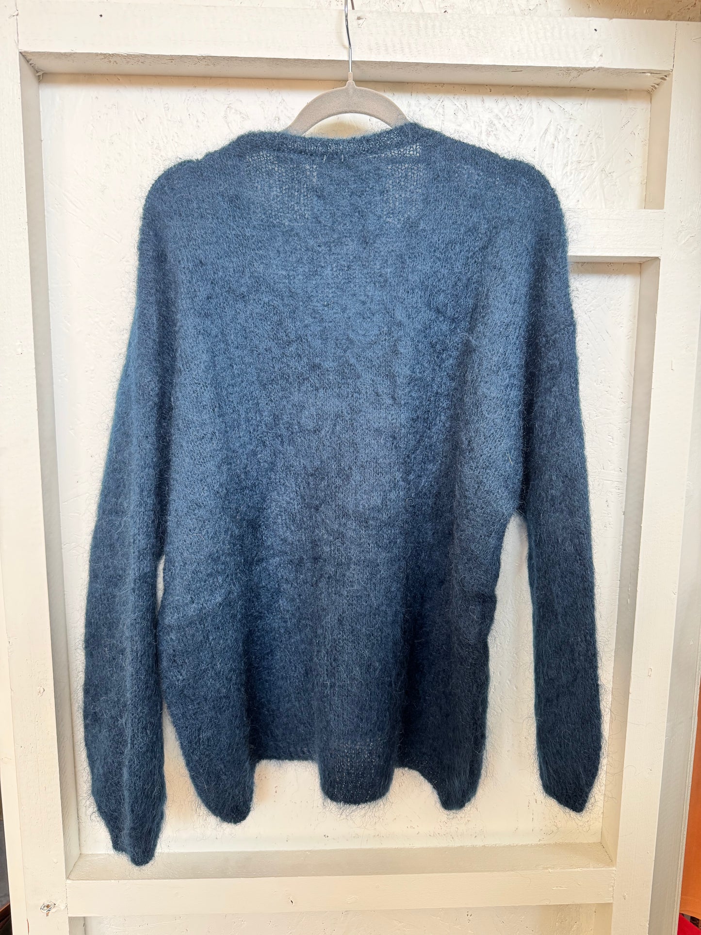 Mohair -neule sininen