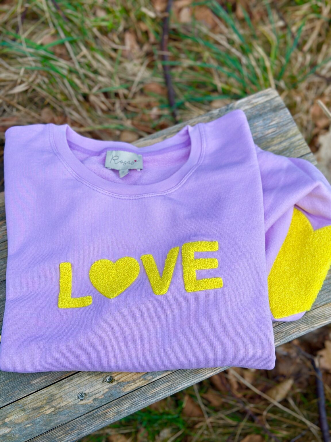 Love -collegepaita laventeli