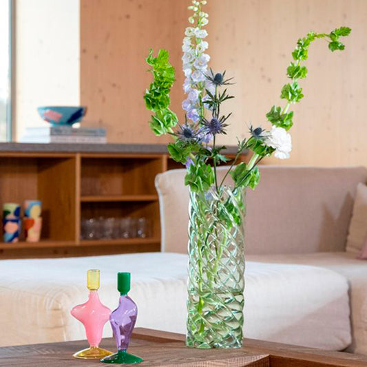 Maljakko vaahtokarkki vihreä, ø 12x 33 cm