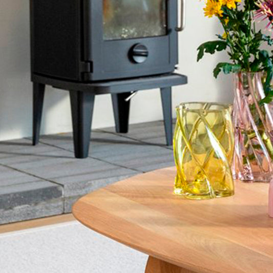 Maljakko vaahtokarkki keltainen, ø 13,5 x 19,5 cm