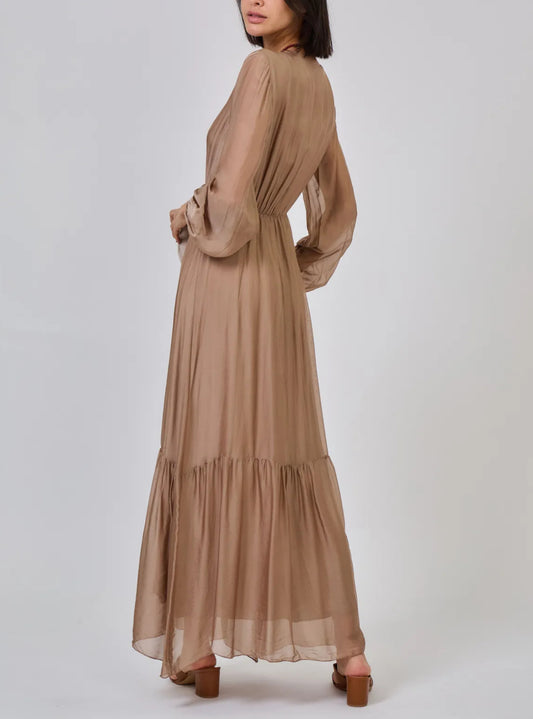 Monica juhlamekko, beige