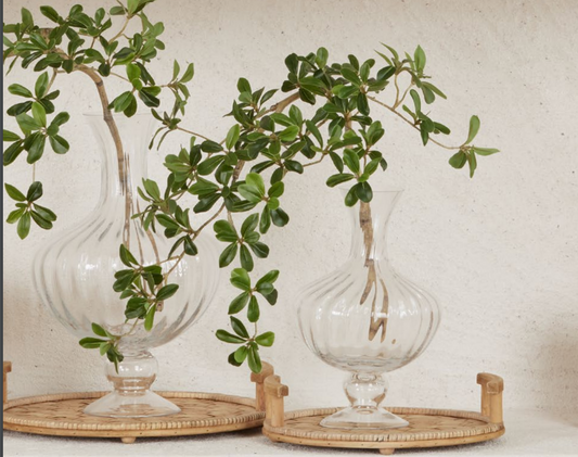 Bambu-tarjotin pyöreä pieni