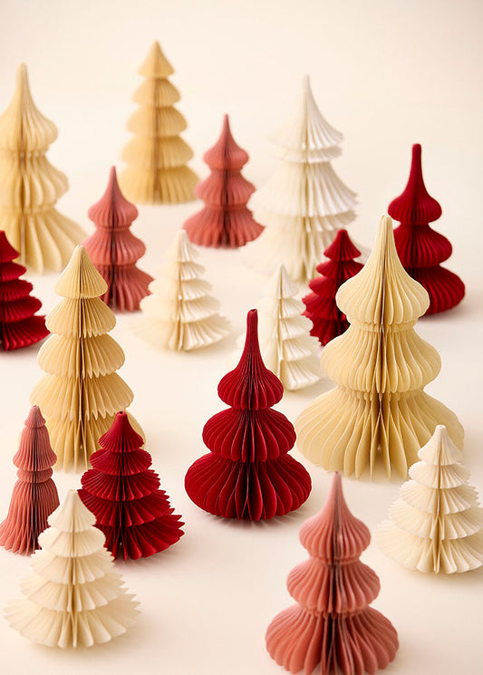 Hunajakennokuusi Fir, 30 cm, valkoinen