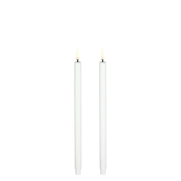 LED-kruunukynttilä mini, valkoinen 1,3 x 25