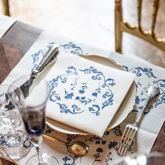 Paperiservetti - Regence-sininen