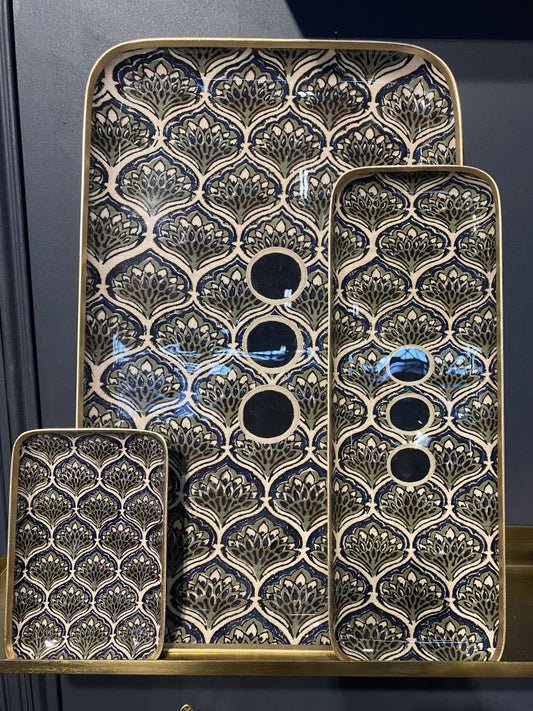 Tarjotin mini Les Paons, 15 x 10 cm