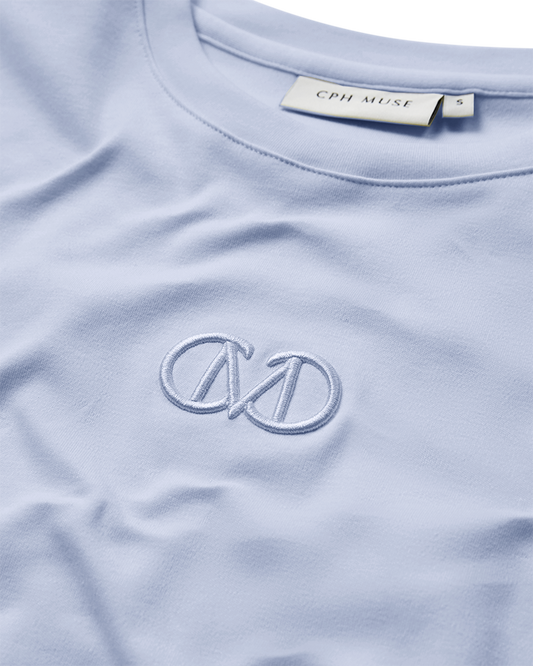 CPH MUSE slim fit t-paita, vaaleansininen