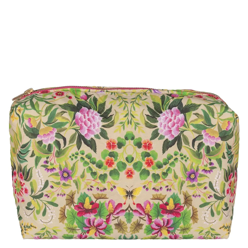 Designers Guild IKEBANA DAMASK kosmetiikkalaukku, 10 x 18 x 30cm