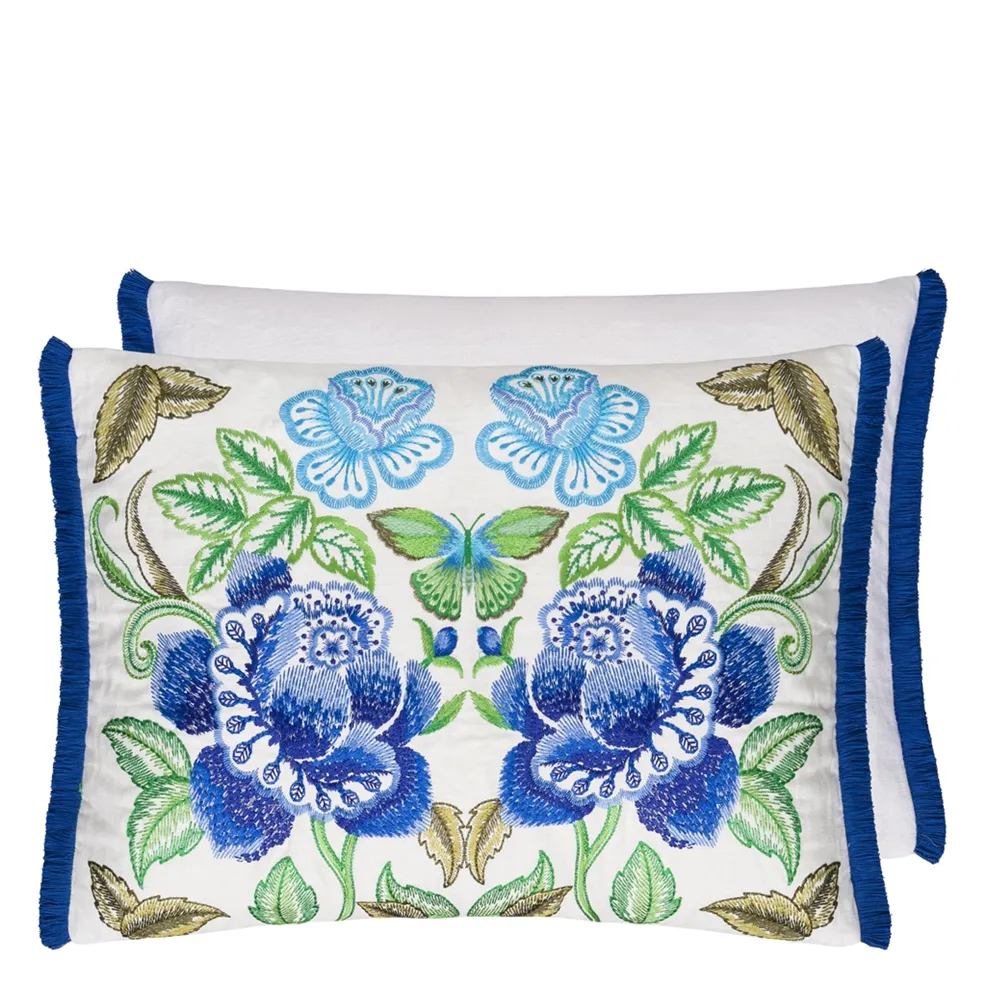 Designers Guild ISABELLA EMBROIDERED COBALT