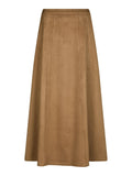 Neo Noir Faux Suede -hame, konjakki