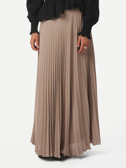 Neo Noir Boni Simple pliseerattu hame, hiekka