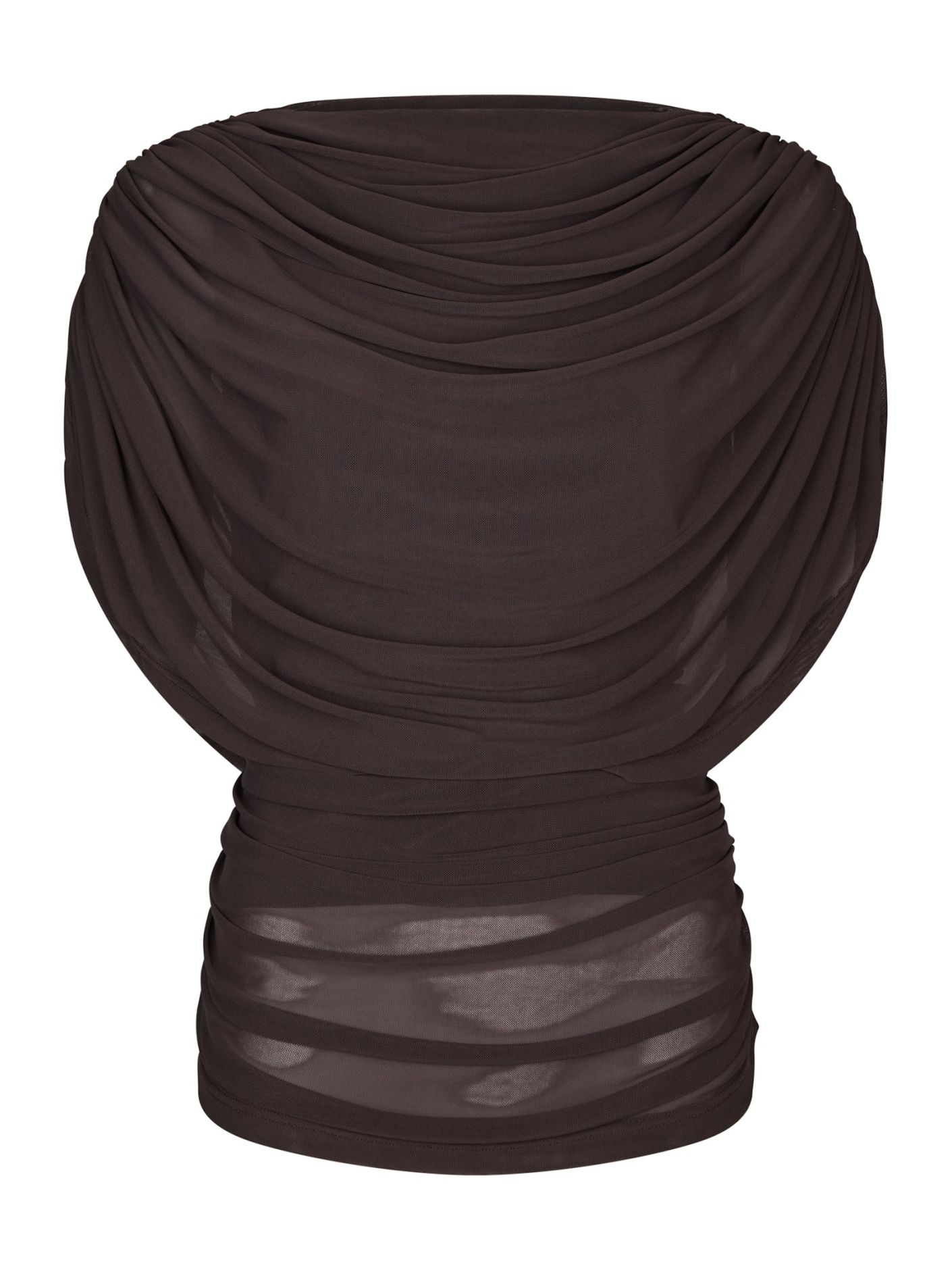 Neo Noir cottuna paita, suklaanruskea