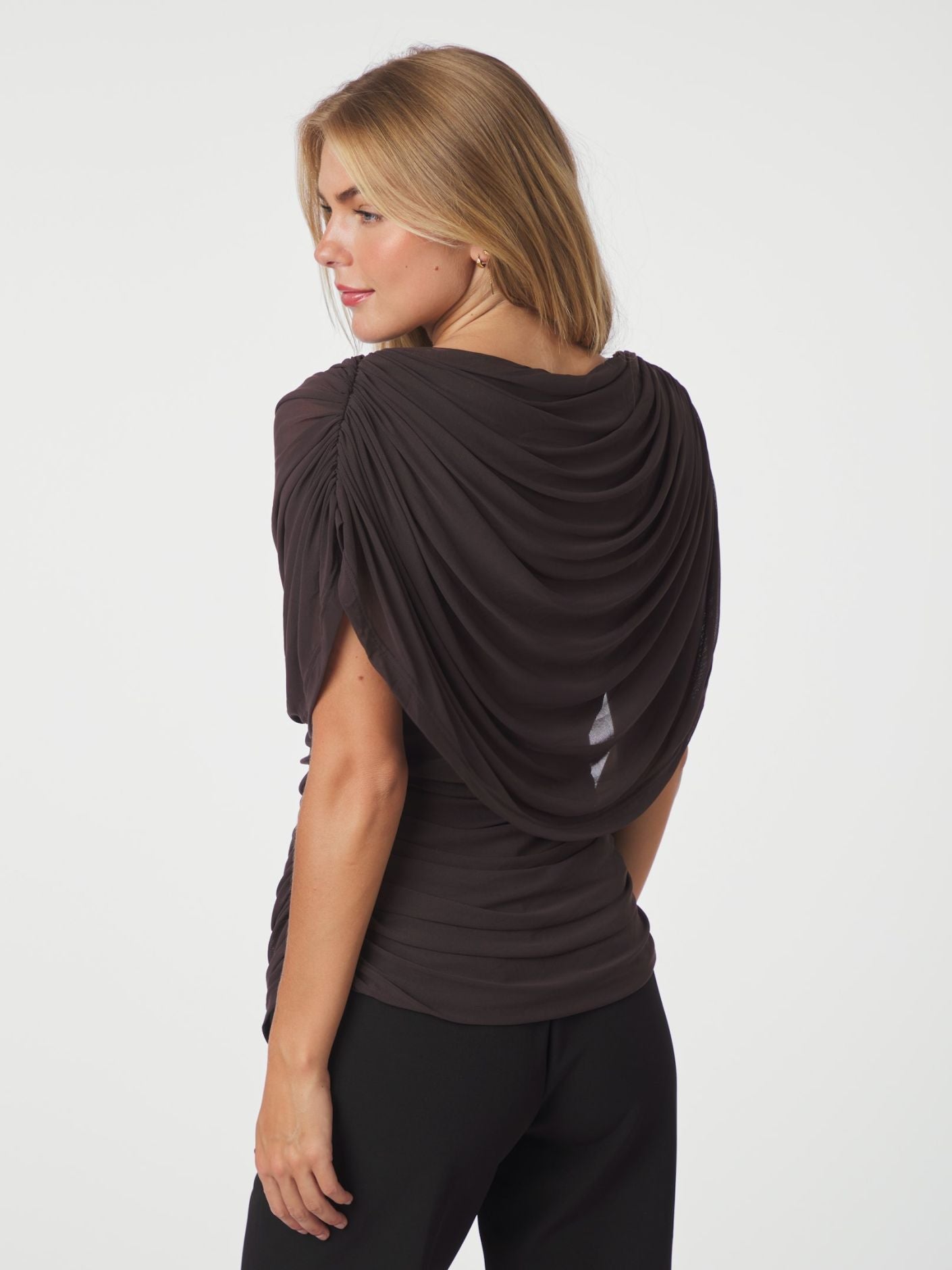 Neo Noir cottuna paita, suklaanruskea