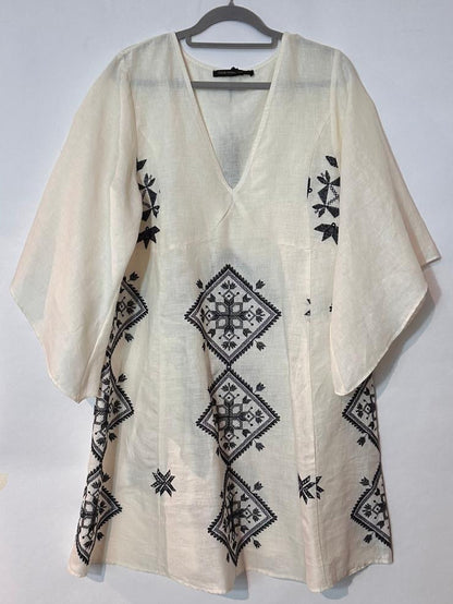 Greek-mini lefkada mekko, luonnonvalkoinen