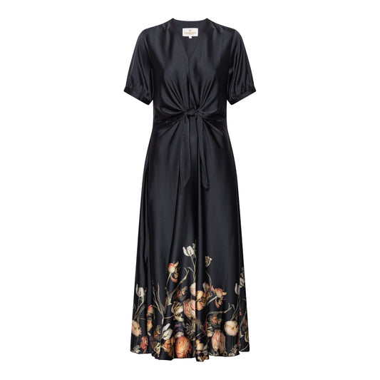 KARMAMIA FAYE mekko - musta BLOSSOM