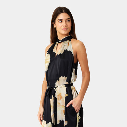 KARMAMIA HEATHER mekko - GOLD MAXI FLOWER