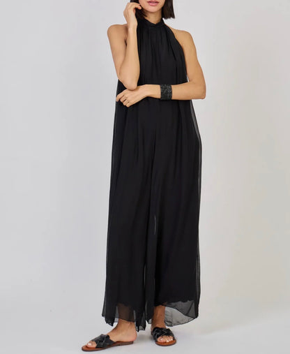 Silkkiviskoosi juhlahaalari, musta