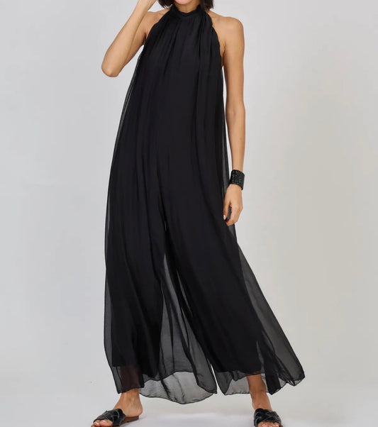 Silkkiviskoosi juhlahaalari, musta