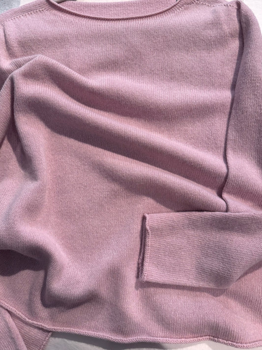 Neule, vaaleanpunainen