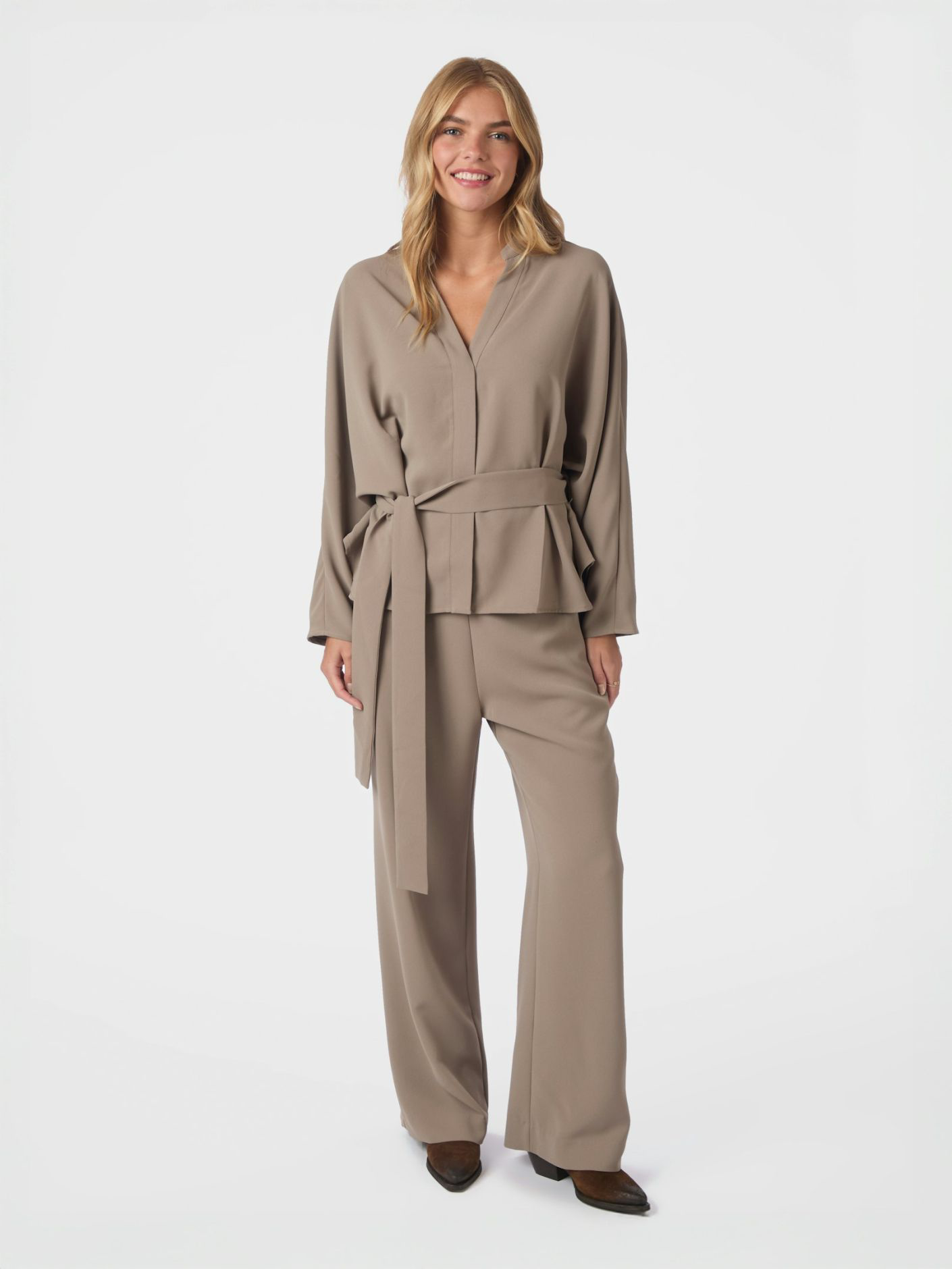 Neo Noir Lunet housut, taupe