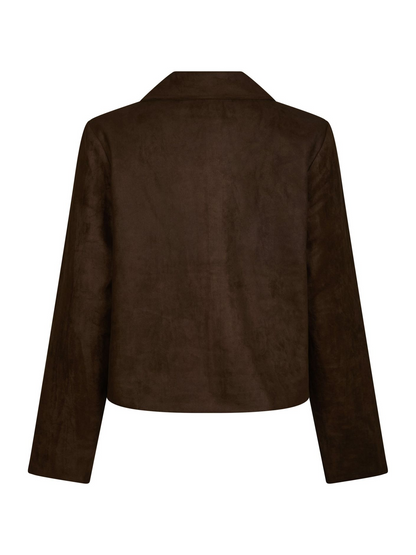 Neo Noir Nilo tekomokkatakki, ruskea