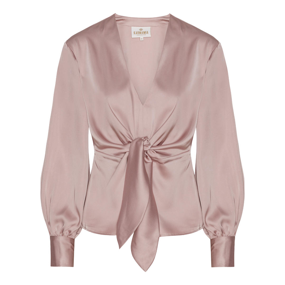 KARMAMIA Blair Blouse – Semi Rich Blush