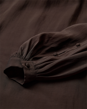 CPH MUSE Tilly paita napeilla, ruskea