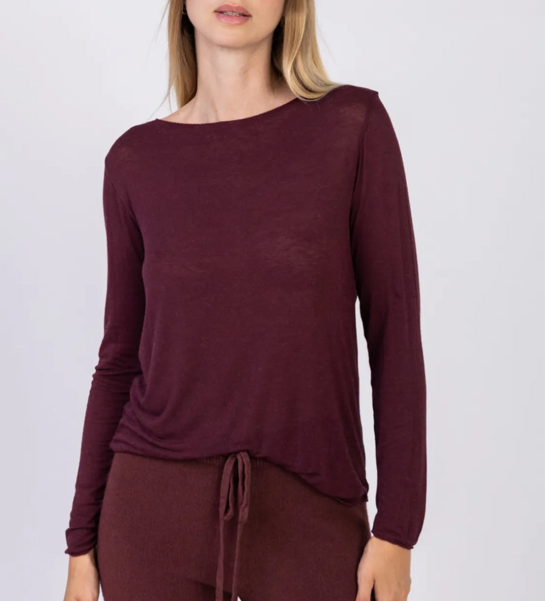 Unii-paita, viininpunainen