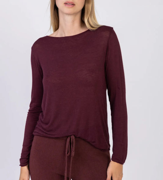 Unii-paita, viininpunainen