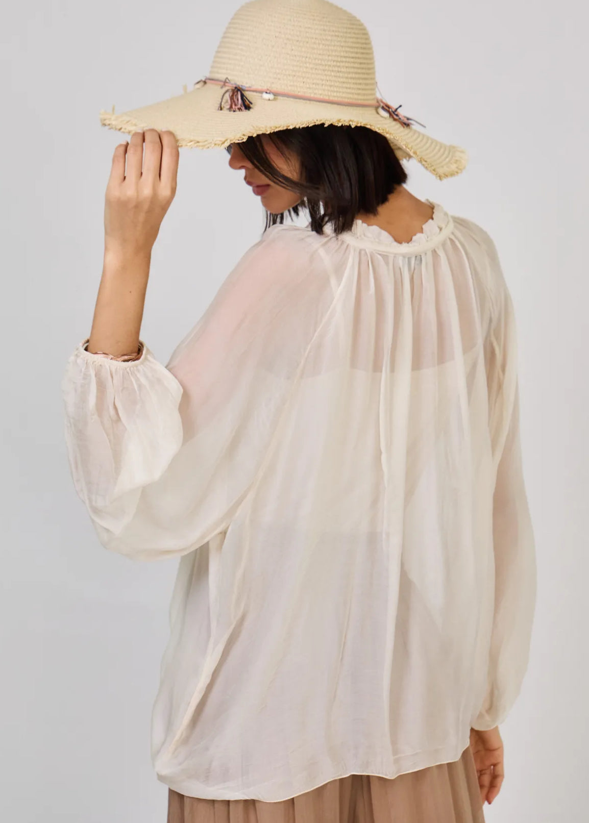 M&E Minerva pusero, beige