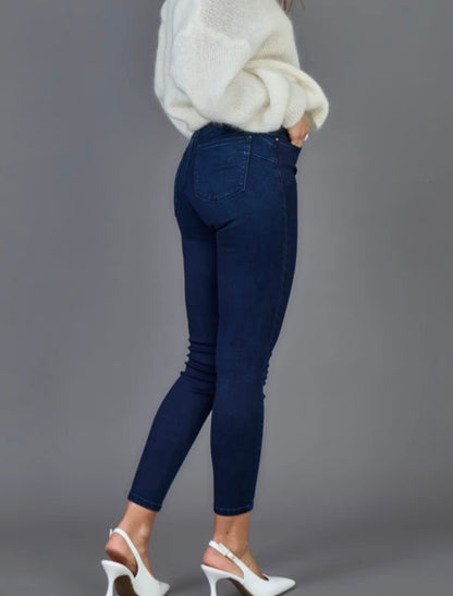 Slim Fit farkku, tummansininen