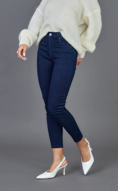 Slim Fit farkku, tummansininen