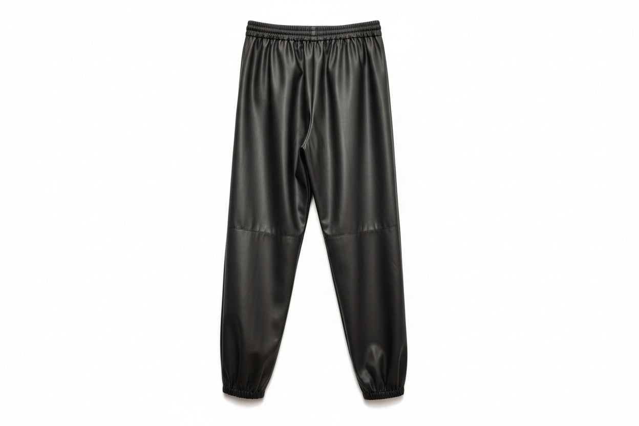 Milla housut kuminauhoilla–musta