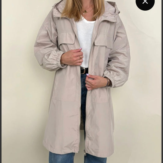 Parkatakki beige