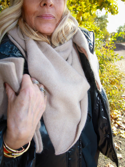 Ezra-kaulahuivi, beige