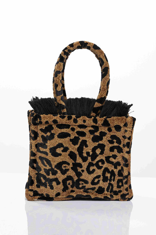 Sorena Leopard tote bag, mini