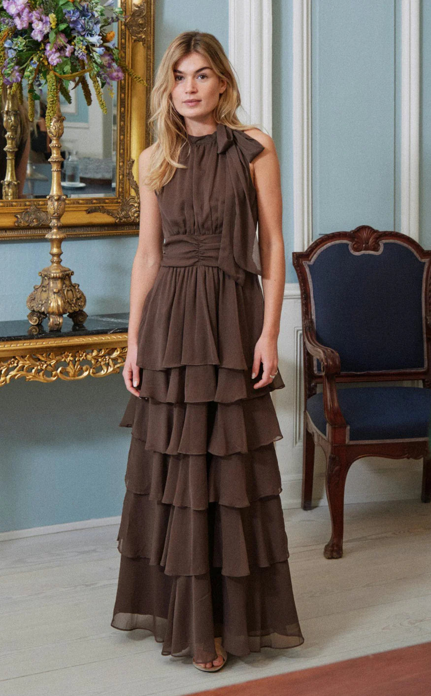 Neo Noir Marli -mekko, ruskea