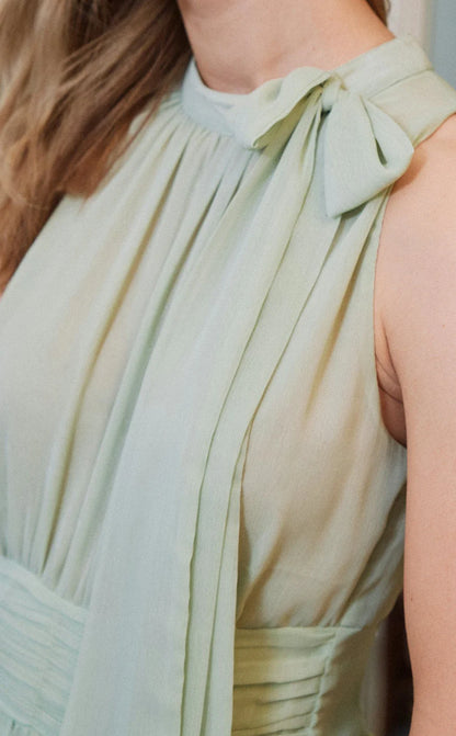 Neo Noir Marli mekko, vaaleanvihreä