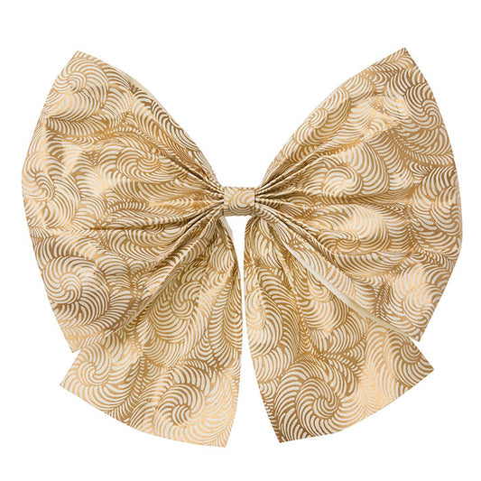 Paperirusetti Mara 20 cm, vaalea/Kulta, 2 kpl/pakkaus