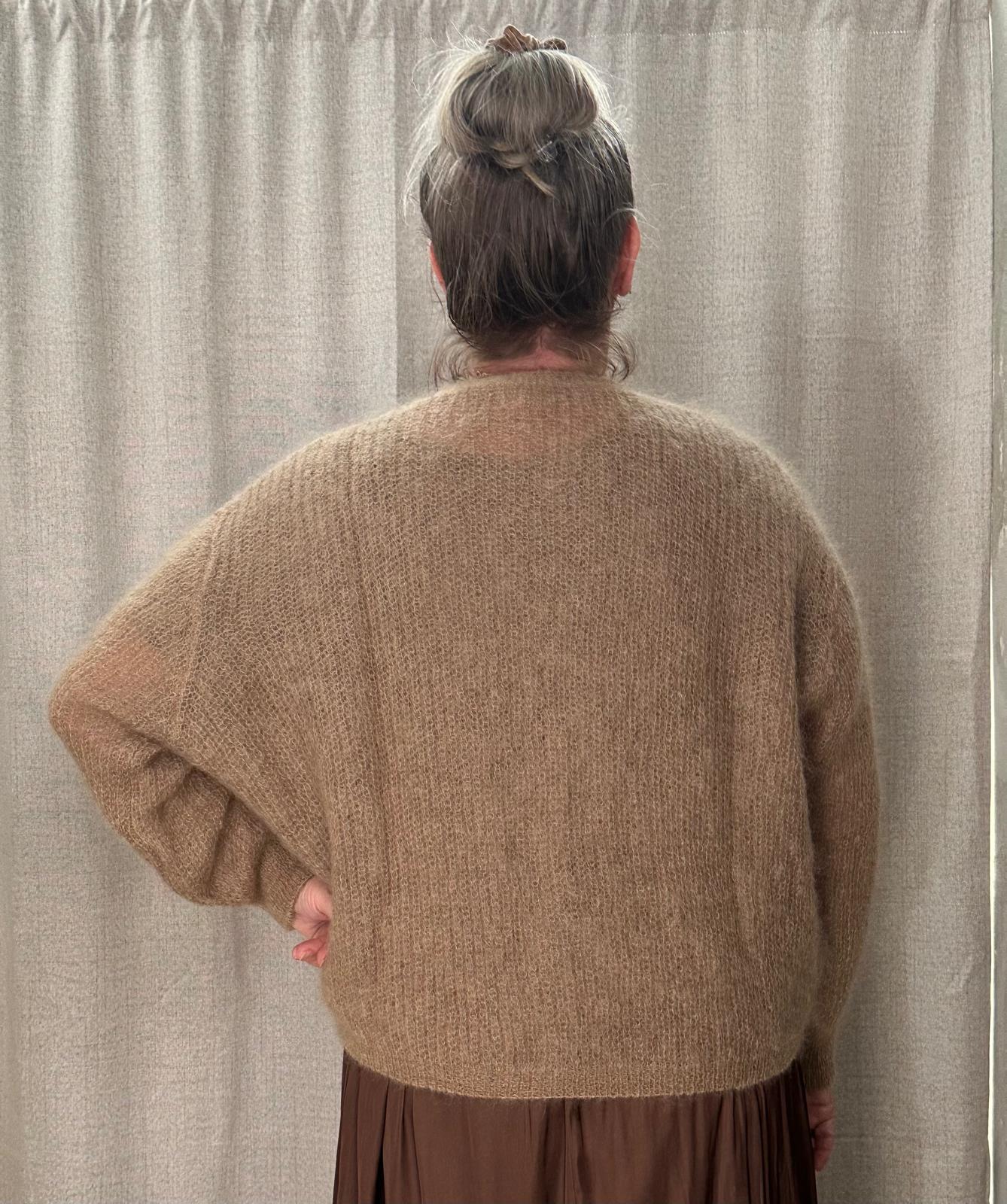 Mohair- villatakki beige